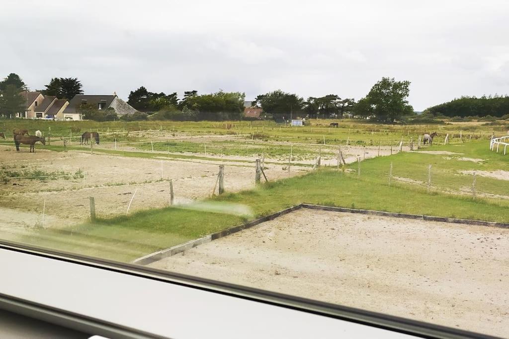 Le Gite De La Ferme Portbail Buitenkant foto